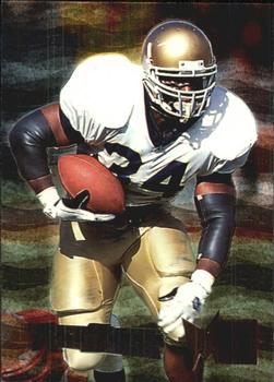 Ray Zellars New Orleans Saints 1995 Fleer Metal NFL Rookie Card #123